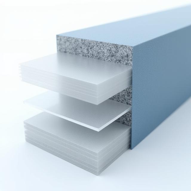 Acoustic wall layers